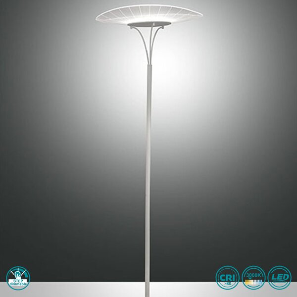 Φωτιστικό Δαπέδου Fabas Luce Vela 3625-10-102 Λευκό