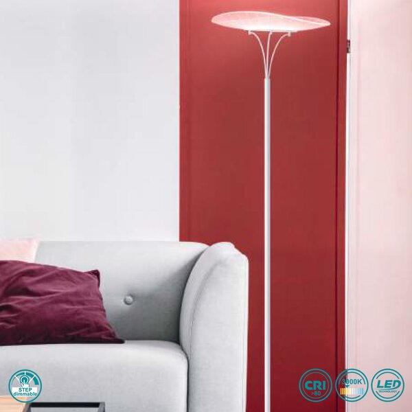 Φωτιστικό Δαπέδου Fabas Luce Vela 3625-10-102 Λευκό