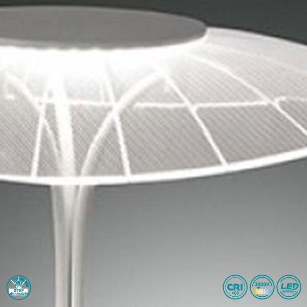 Φωτιστικό Επιτραπέζιο Fabas Luce Vela 3625-30-102 Λευκό