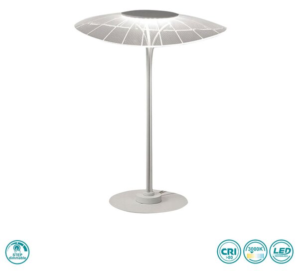 Φωτιστικό Επιτραπέζιο Fabas Luce Vela 3625-30-102 Λευκό