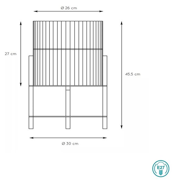 Φωτιστικό Επιτραπέζιο Lucide Jantine 03540-01-72