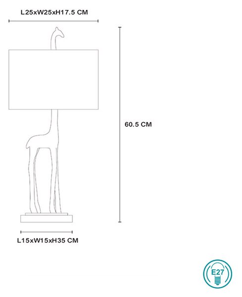 Φωτιστικό Επιτραπέζιο Lucide Miss Tall 10506-81-02