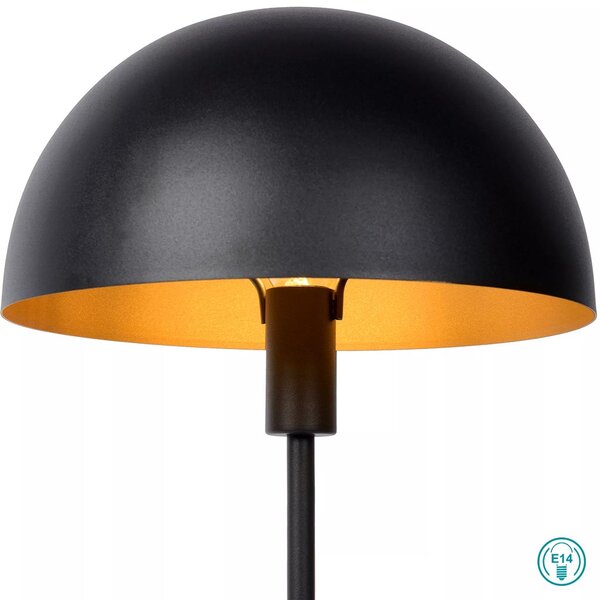Φωτιστικό Επιτραπέζιο Lucide Siemon 45596-01-30 Μαύρο