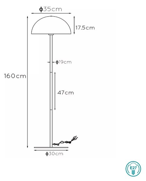 Φωτιστικό Δαπέδου Lucide Siemon 45796-01-33 Πράσινο