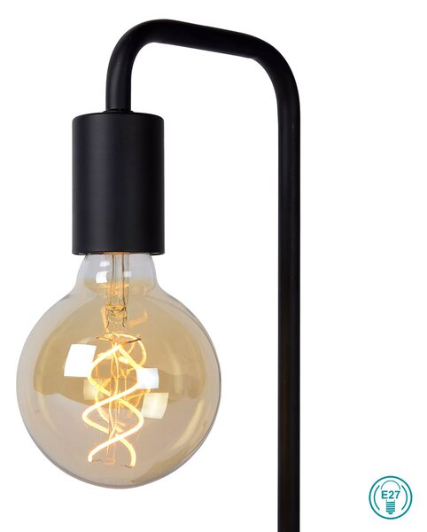 Φωτιστικό Επιτραπέζιο Lucide Lorin 45565-01-30 Μαύρο