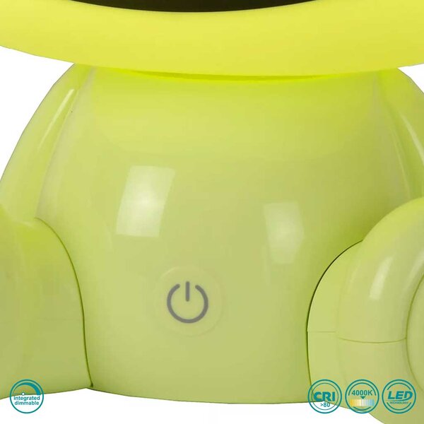 Φωτιστικό Επιτραπέζιο Lucide Dodo Frog 71592-03-85 Πράσινο