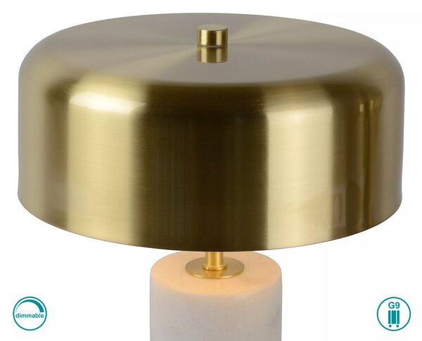 Λάμπα Επιτραπέζια Lucide Mirasol 34540-03-31 Λευκή