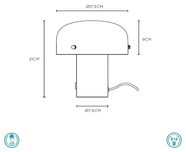 Λάμπα Επιτραπέζια Lucide Timon 05538-01-02