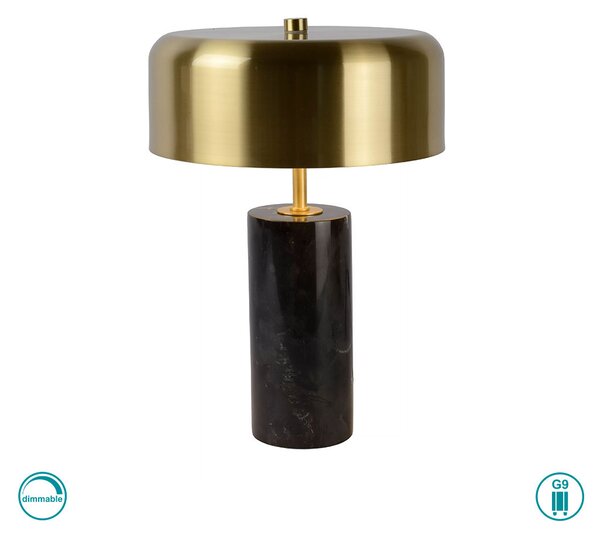 Λάμπα Επιτραπέζια Lucide Mirasol 34540-03-30 Μαύρη