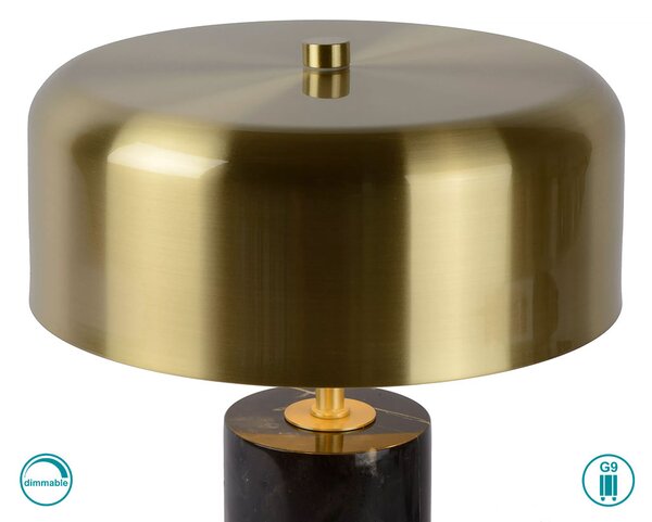 Λάμπα Επιτραπέζια Lucide Mirasol 34540-03-30 Μαύρη