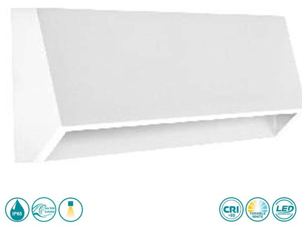 Απλίκα Εξωτερικού Χώρου Sole Luce Janet 21-6015-1 Λευκή (3CCT)