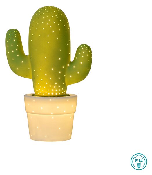 Φωτιστικό Επιτραπέζιο Lucide Cactus 13513-01-33 Πράσινο