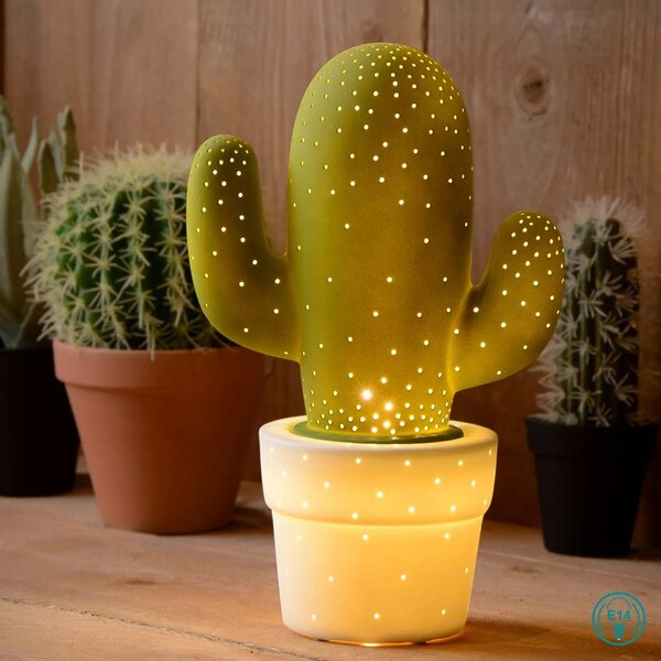 Φωτιστικό Επιτραπέζιο Lucide Cactus 13513-01-33 Πράσινο