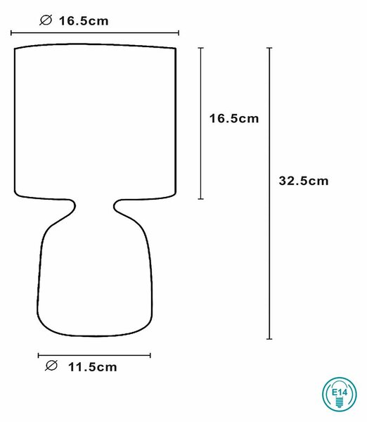 Φωτιστικό Επιτραπέζιο Lucide Cosby 47503-81-31 Λευκό