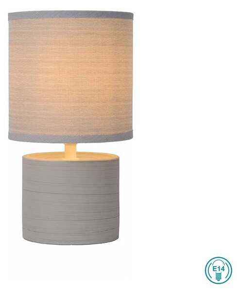 Φωτιστικό Επιτραπέζιο Lucide Greasby 47502-81-36 Γκρι