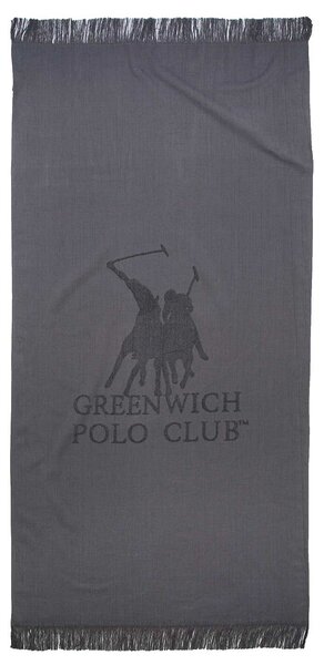 Πετσέτα Θαλάσσης (80x170) Greenwich Polo Club Beach 3783 Anthracite