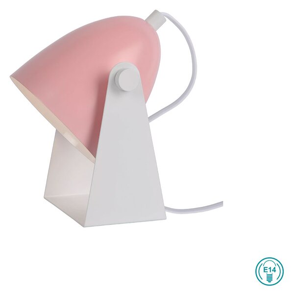 Φωτιστικό Επιτραπέζιο Lucide Chago 45564-01-66 Ροζ