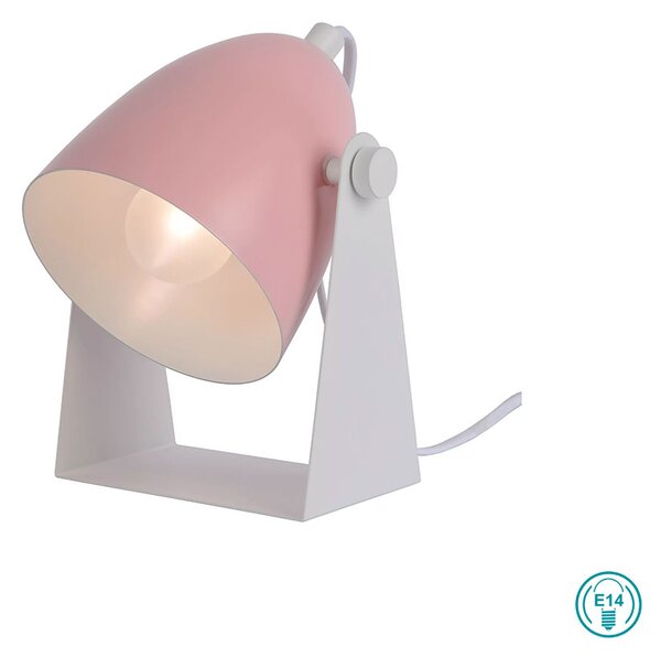 Φωτιστικό Επιτραπέζιο Lucide Chago 45564-01-66 Ροζ