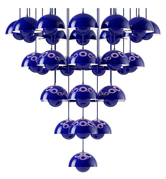 &Tradition - Flowerpot VP10 Πολυέλαιος Ø89 Cobalt Blue &Tradition