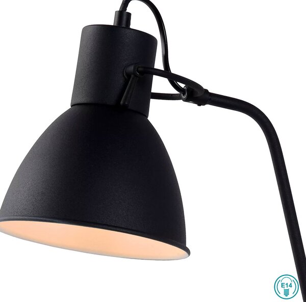 Φωτιστικό Επιτραπέζιο Lucide Shadi 03617-01-30 Μαύρο