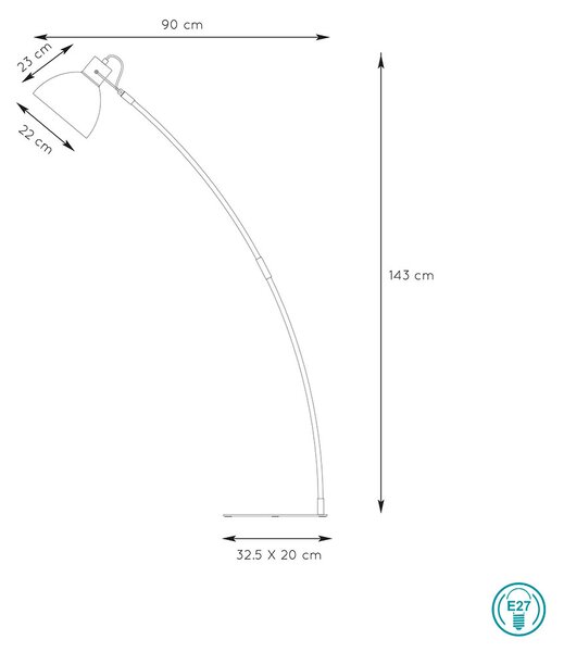 Φωτιστικό Δαπέδου Lucide Curf 03713-01-31 Λευκό
