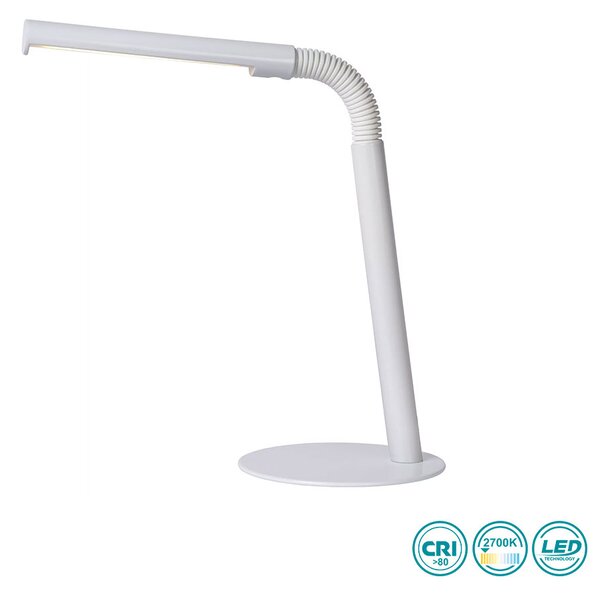Φωτιστικό Επιτραπέζιο Lucide Gilly 36612-03-31 Λευκό