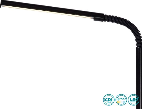 Φωτιστικό Δαπέδου Lucide Gilly 36712-05-30 Μαύρο