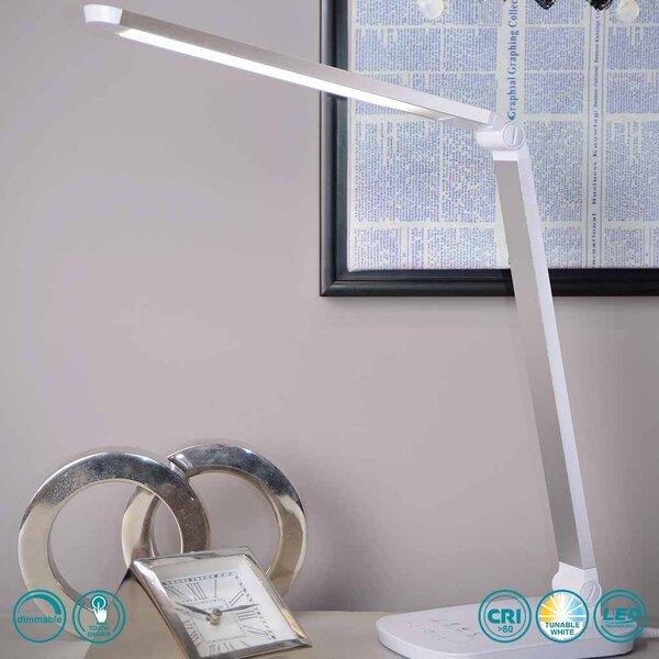 Φωτιστικό Επιτραπέζιο Lucide Vario 24656-10-31 Λευκό