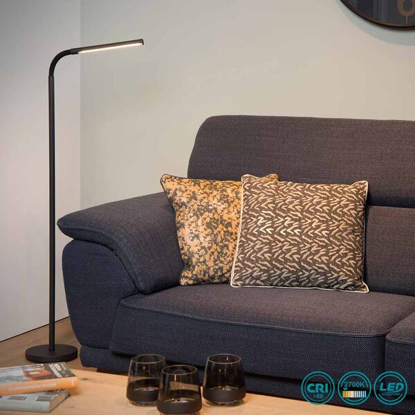 Φωτιστικό Δαπέδου Lucide Gilly 36712-05-30 Μαύρο