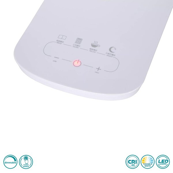 Φωτιστικό Επιτραπέζιο Lucide Vario 24656-10-31 Λευκό