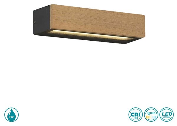 Απλίκα Εξωτερικού Χώρου Faro Lako 71898 Teak