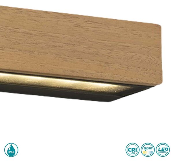 Απλίκα Εξωτερικού Χώρου Faro Lako 71898 Teak