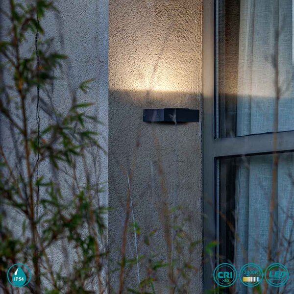 Απλίκα Εξωτερικού Χώρου Faro Taima 71388 Σκούρο Γκρι