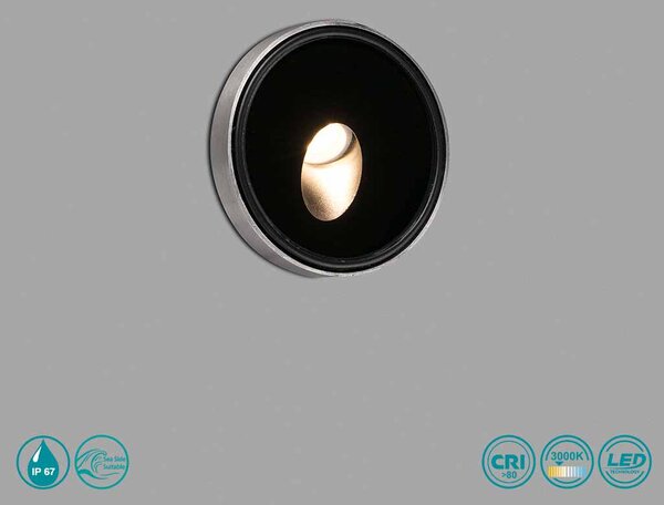 Απλίκα Χωνευτή Εξωτερικού Χώρου Faro Dang 70446 Ανωξείδωτη