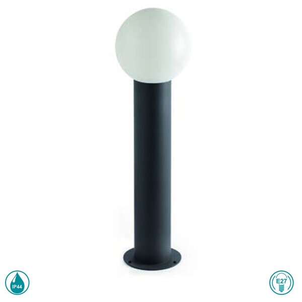 Κολωνάκι Εξωτερικού Χώρου Faro Moon 74434B-01 Ανθρακί