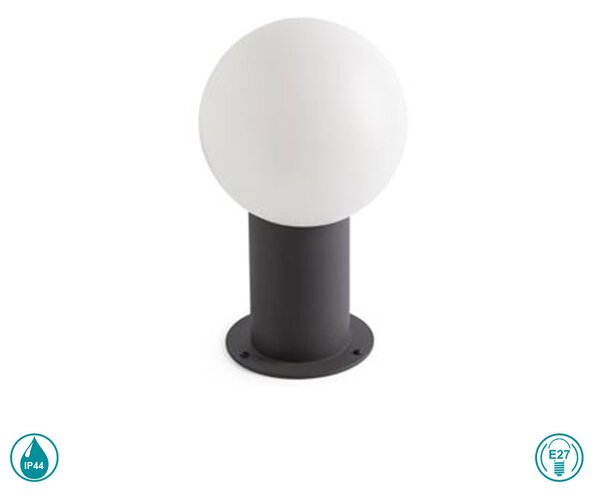 Κολωνάκι Εξωτερικού Χώρου Faro Moon 74433S-01 Ανθρακί