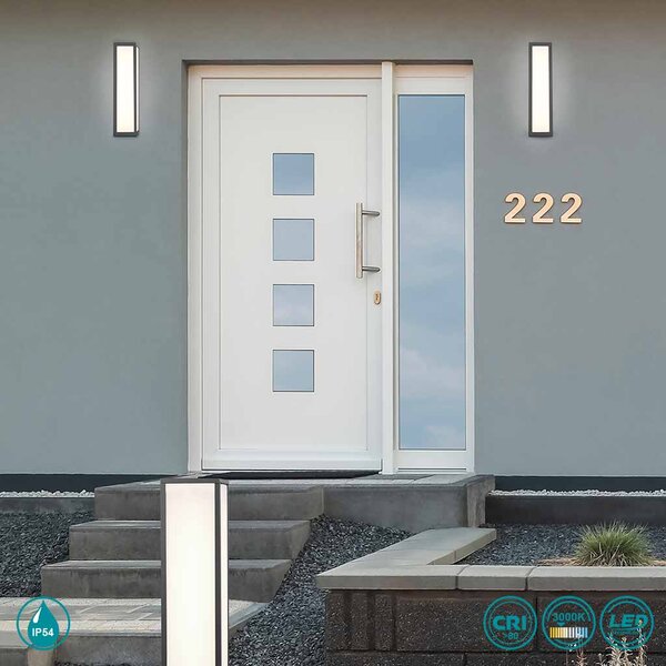 Απλίκα Εξωτερικού Χώρου Trio Lighting Fuerte 226260142 Ανθρακί