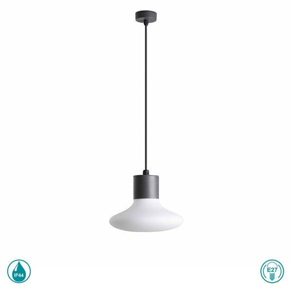 Φωτιστικό Κρεμαστό Εξωτερικού Χώρου Faro Blubs 74427C-03 Ανθρακί