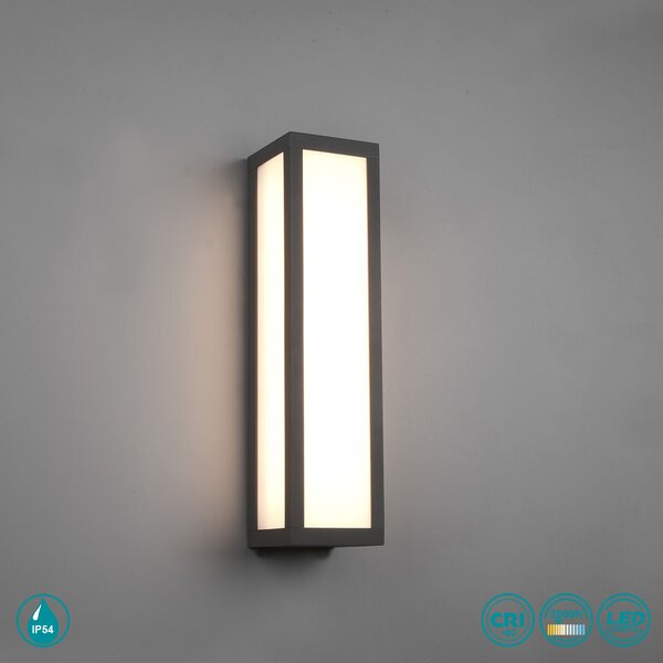 Απλίκα Εξωτερικού Χώρου Trio Lighting Fuerte 226260142 Ανθρακί