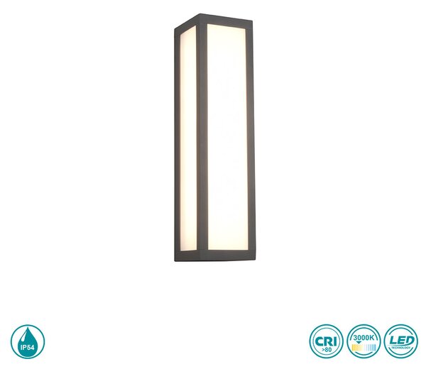 Απλίκα Εξωτερικού Χώρου Trio Lighting Fuerte 226260142 Ανθρακί