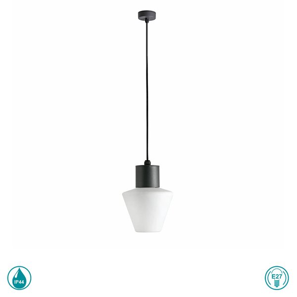 Φωτιστικό Κρεμαστό Εξωτερικού Χώρου Faro Mistu 74427C-02 Ανθρακί