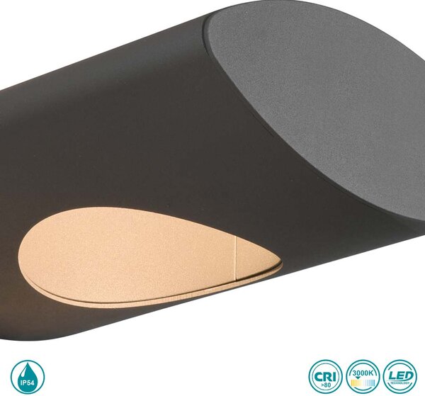 Απλίκα Εξωτερικού Χώρου Trio Lighting Katun 226160142 Ανθρακί