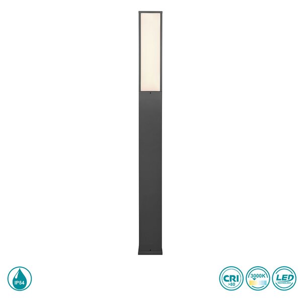 Κολόνα Εξωτερικού Χώρου Trio Lighting Fuerte 426260142 Ανθρακί