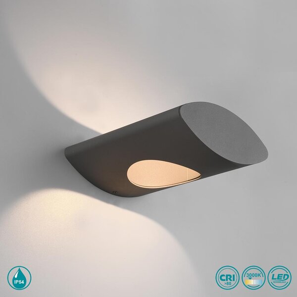 Απλίκα Εξωτερικού Χώρου Trio Lighting Katun 226160142 Ανθρακί