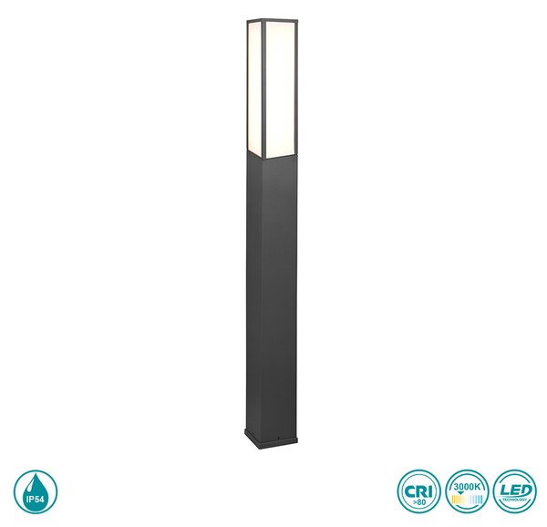 Κολόνα Εξωτερικού Χώρου Trio Lighting Fuerte 426260142 Ανθρακί