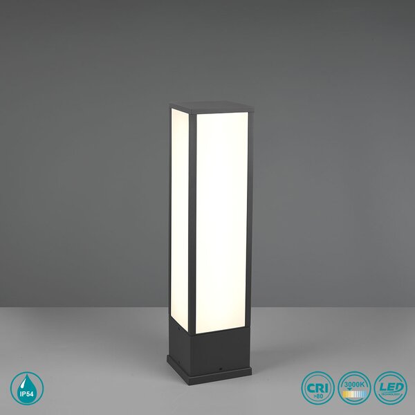 Κολωνάκι Εξωτερικού Χώρου Trio Lighting Fuerte 526260142 Ανθρακί