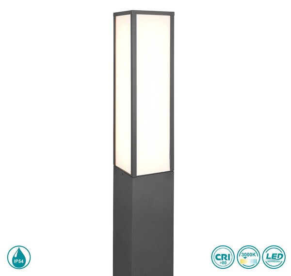 Κολόνα Εξωτερικού Χώρου Trio Lighting Fuerte 426260142 Ανθρακί