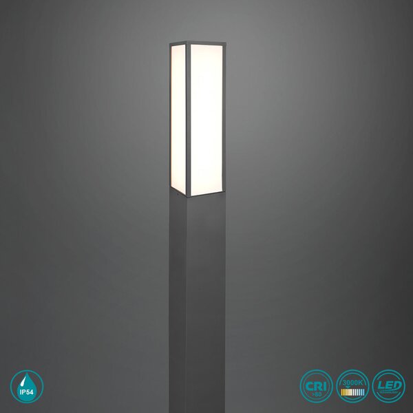 Κολόνα Εξωτερικού Χώρου Trio Lighting Fuerte 426260142 Ανθρακί