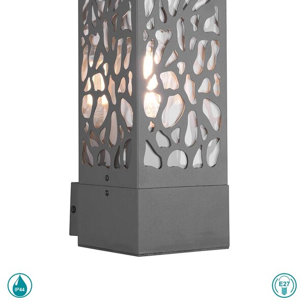 Απλίκα Εξωτερικού Χώρου Trio Lighting Cooper 207360142 Ανθρακί