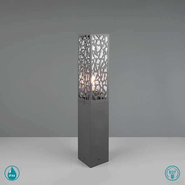 Κολωνάκι Εξωτερικού Χώρου Trio Lighting Cooper 507360142 Ανθρακί